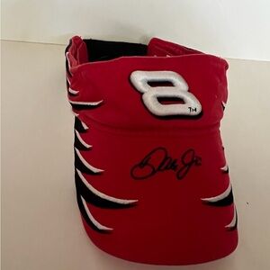 Chase Authentics Dale Earnhardt Jr Red and Black Visor